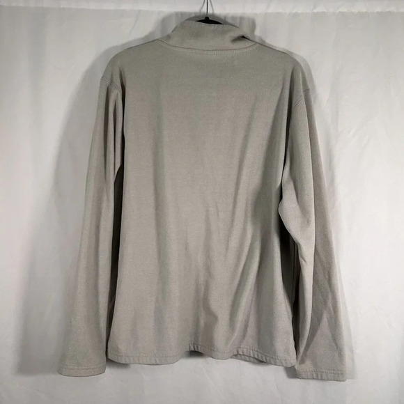 K State Wildcats Sweater Men's Large Grey 1/4 Zip Long Sleeve Mock NeckMV Sport - Picture 7 of 9